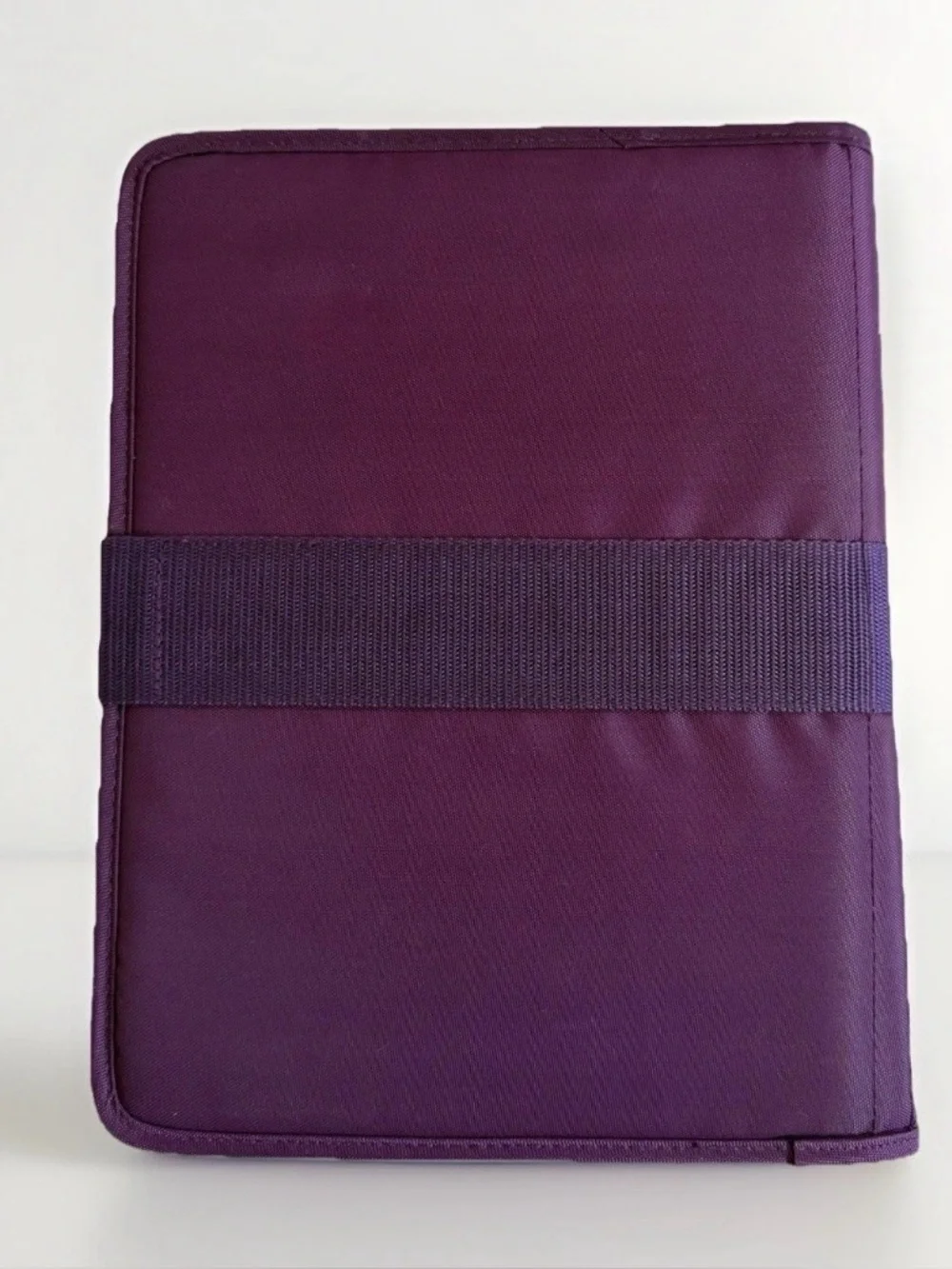 1997 Mead Five Star First Gear Vintage Purple Nylon Notebook Folio Case 2-Pocket